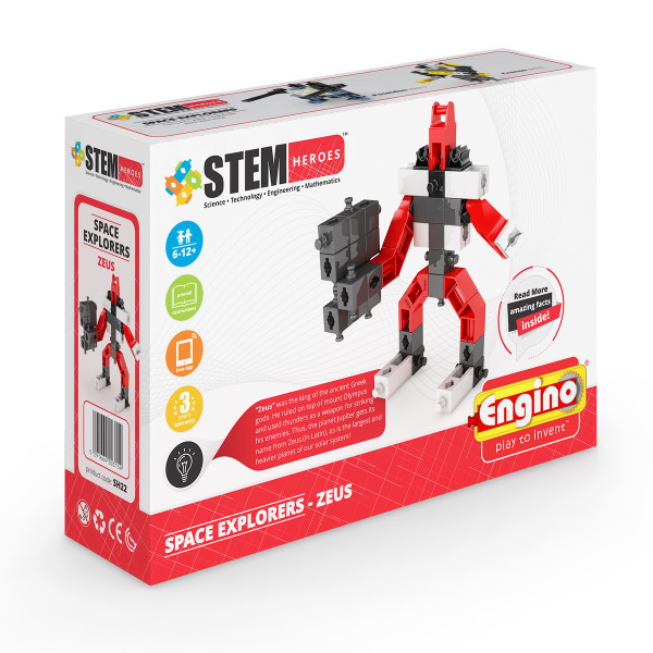 

Пластиковый конструктор Engino Stem Heroes Исследование космоса: Зевс (SH22)