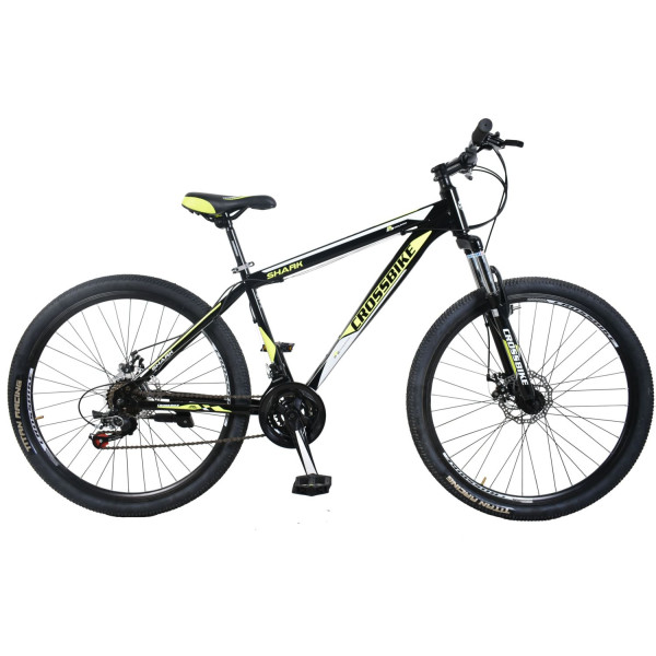 

Велосипед Cross Shark 27,5" 15" black-neon yellow-white (27CJPr19-14) 2021