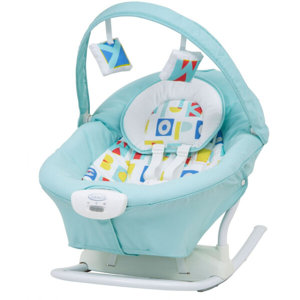 

Кресло-качалка 2 в 1 Graco Duet Sway Block Alphabet голубой (1AQ999BABEU)