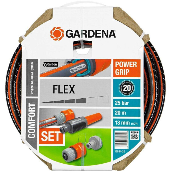 

Шланг садовый для полива Gardena Comfort FLEX Ø13 мм (1/2") 20 м (18034-20)