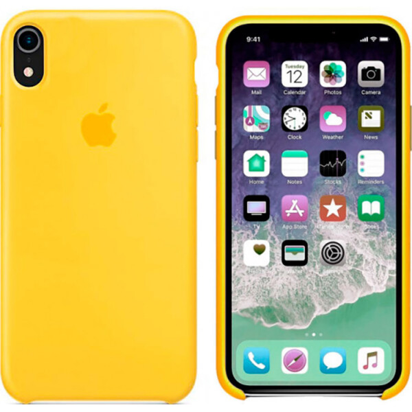 

Чехол-накладка Silicone Case для iPhone Xr Yellow