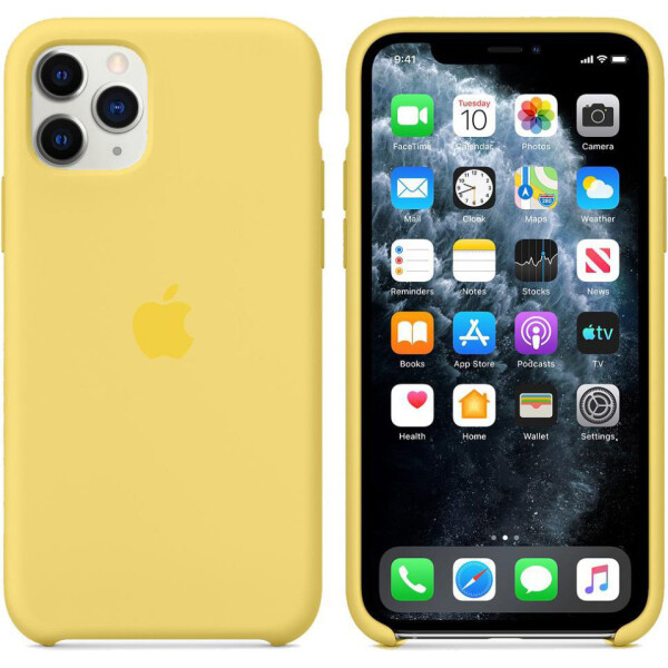

Чехол-накладка Silicone Case для iPhone 11 Pro Max Yellow