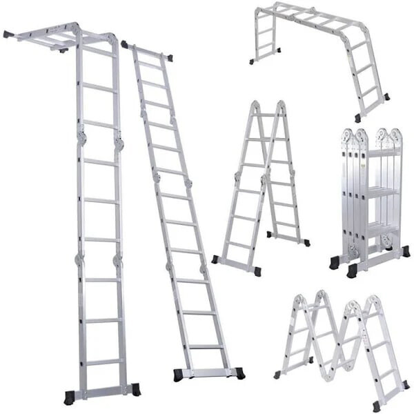 

Лестница-трансформер многофункциональная Jinlufeng Small hinge 4 x 3 steps