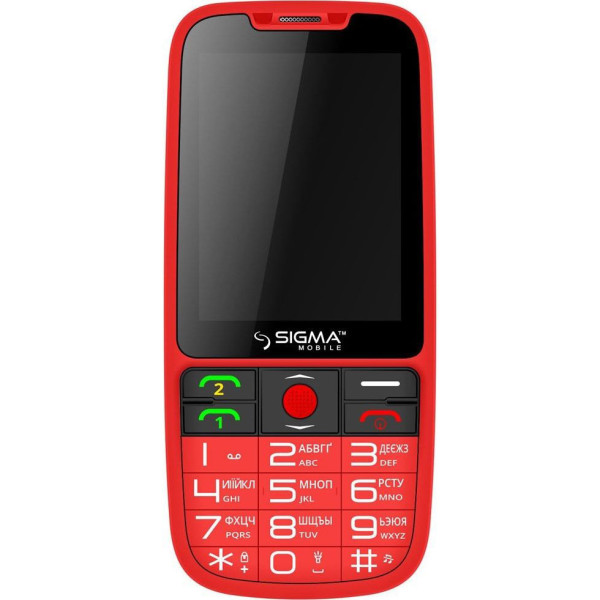 

Sigma mobile Comfort 50 Elegance3 red (1600mAh) SIMO Assistant