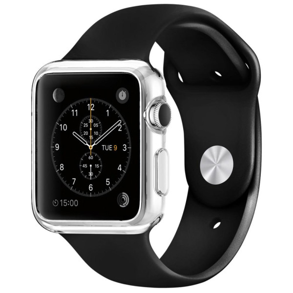 

Прозрачный TPU чехол Silicol 0.6mm для Apple Watch Series 1/2/3 42mm