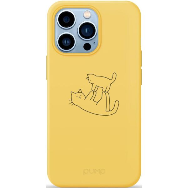 

Чехол Pump Silicone Case Cat on Cat для iPhone 13 Pro