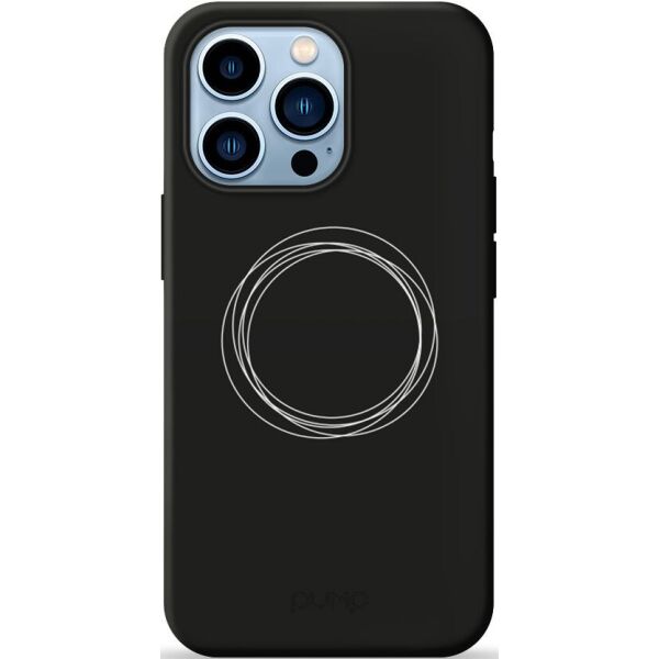 

Чехол Pump Silicone Case Circles on Dark для iPhone 13 Pro