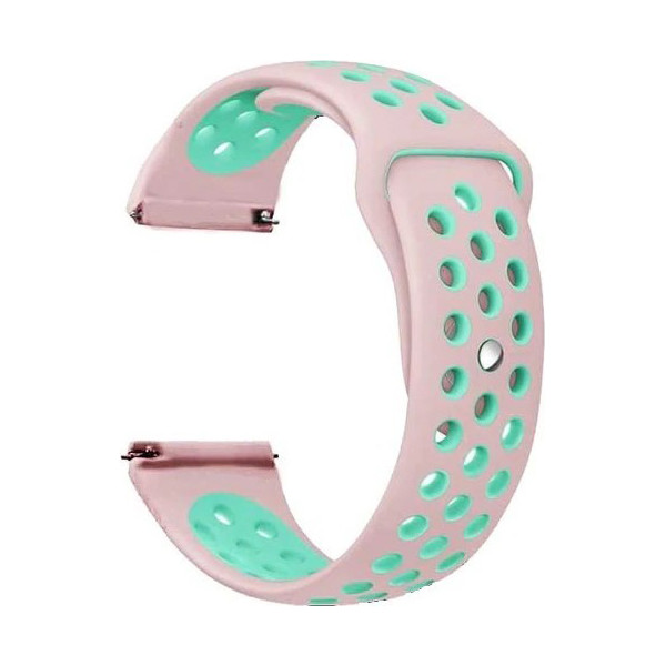

Силиконовый ремешок для смарт часов, 22 mm Pink-blue
