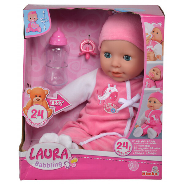 

Интерактивный пупс SIMBA TOYS Лаура Детский лепет (5140488)