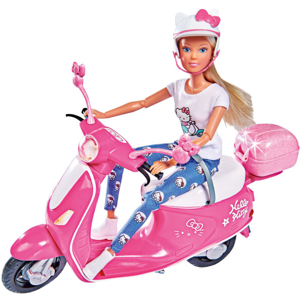 

Кукла Simba Toys Steffi Hello Kitty Прогулка на скутере с аксессуарами 29 см (9283024)