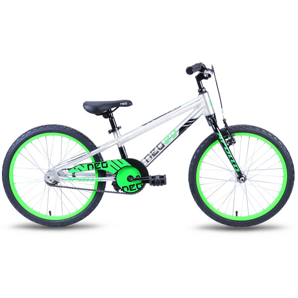 

Велосипед 20" Apollo Neo boys черный/салатовый 2019