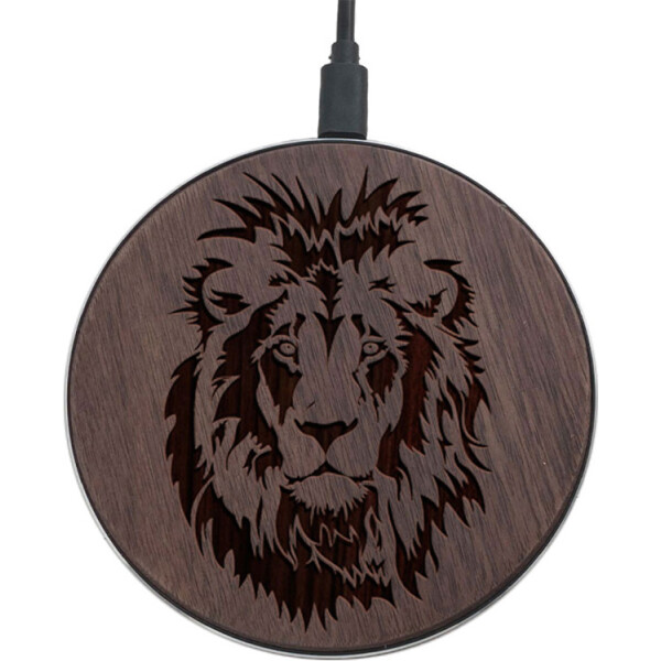 

SkinWood Black Fast Charge lion