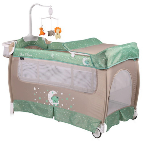 

Манеж Bertoni SLEEP"N"DREAM (green&beige moon bear)