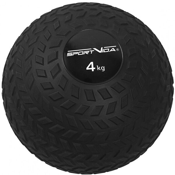 

Слэмбол (медицинский мяч) для кроссфита SportVida Slam Ball 4 кг SV-HK0346 Black