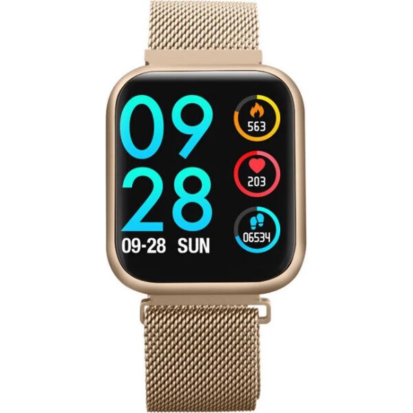 

Смарт-часы Smart Watch FINOW Р80 Pro Full Touch + 2 ремешка Gold Black (1100655IB)
