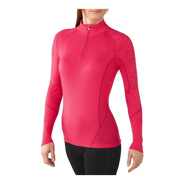 

Термобелье SMARTWOOL WMNs NTS Light 195 Printed Zip T punch p.S (SW SL304.609-S)