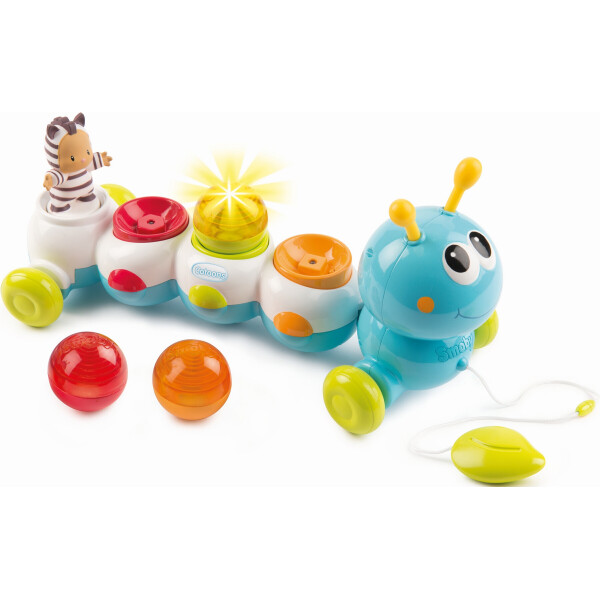 

Электронная игрушка Smoby Toys Cotoons Гусеница со звуковым и световым эффектами (110422)