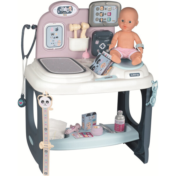 

Игровой центр Smoby Toys Уход за куклой со звуковыми эффектами и аксессуарами (240300)