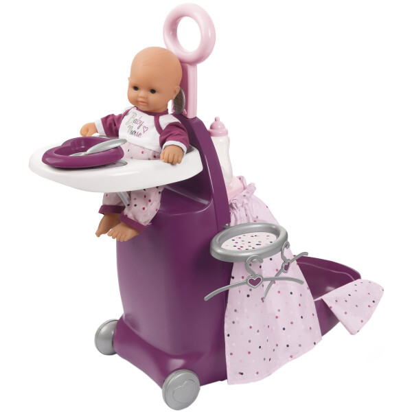 

Игровой набор Smoby Toys Baby Nurse Прованс раскладной чемодан 3 в 1 с аксессуарами (220346)