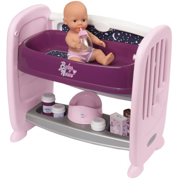 

Кровать SIMBA TOYS Бебi Ньорс Прованс с полкой и съемным столиком, (220353)