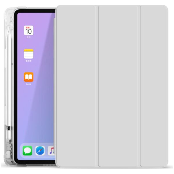 

Soft TPU BeCover с креплением Apple Pencil для Apple iPad Air 10.9 2020 Gray (705522)