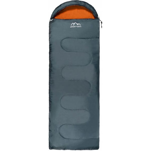 

Спальный мешок (спальник) одеяло SportVida SV-CC0065 +2 ...+ 21°C R Navy Green/Orange