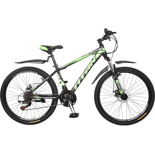 

Titan Spider 26"15" black-green-white (26TJS18-17-3) 2020