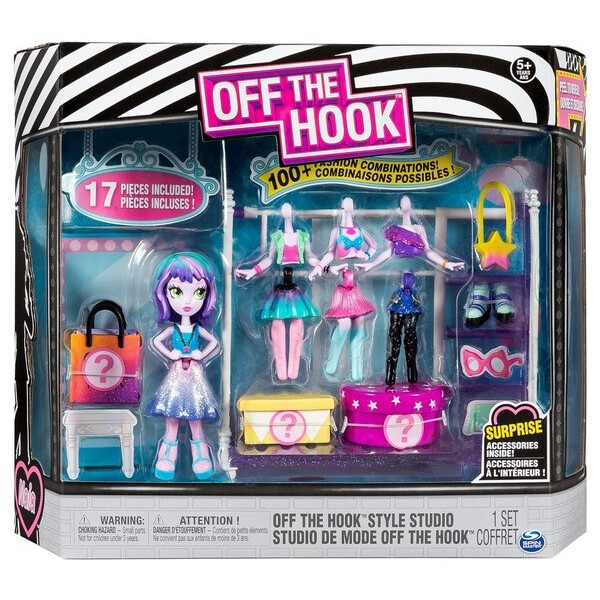 

Кукла с аксессуарами Spin Master ИгровойOff the Hook Студия стиля сюрприз (SM74306)