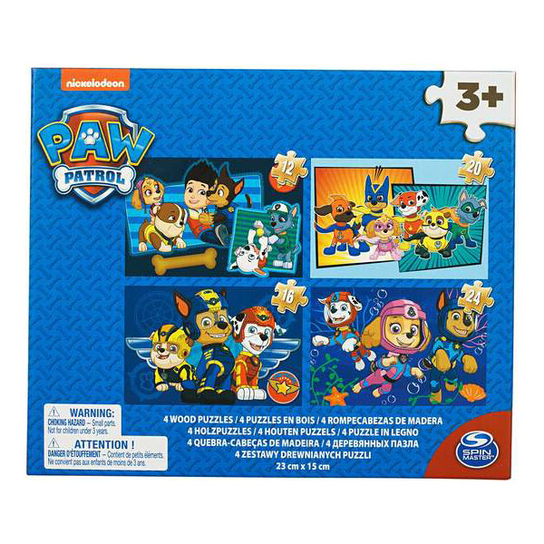 

Классический пазл Spin Master Щенячий патруль 4 в 1 (SM98490/6040049)