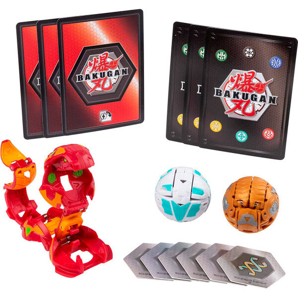 

Игровой набор Spin Master Bakugan Pyrus Fangzor, три фигурки (SM64424-5)