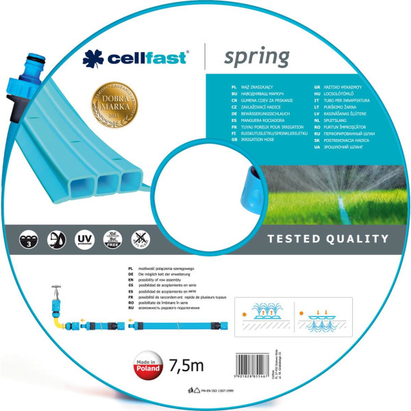 

Шланг перфорированный Cellfast Spring 7,5 м (19-021)