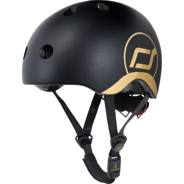 

Шлем защитный детский Scoot and Ride, черный, с фонариком, 45-51 см, XXS/XS (SR-181206-BLACK)