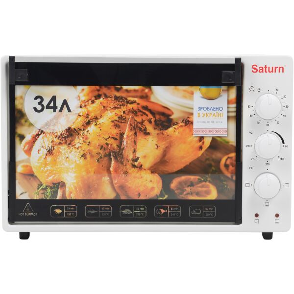 

Электрическая печь Saturn ST-EC3401 White
