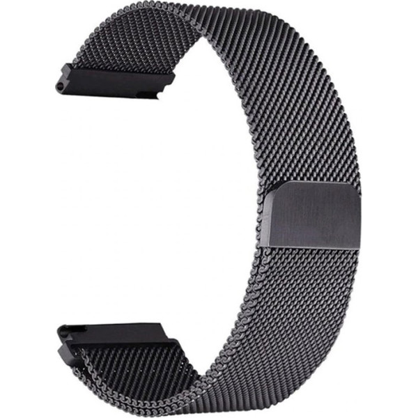 

Металлический ремешок для смарт часов, 22 mm Black
