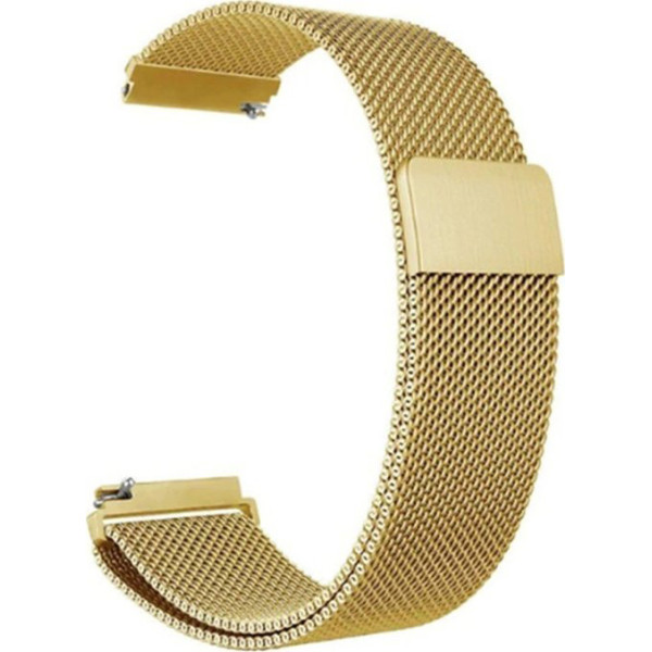 

Металлический ремешок для смарт часов, 22 mm Gold