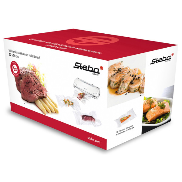 

Пакеты к аппарату для упаковки Steba 22*30см 50шт