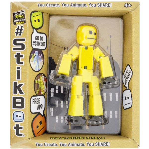 

Игровая фигурка для анимационного творчества Stikbot S2 Желтый (TST616IIY)