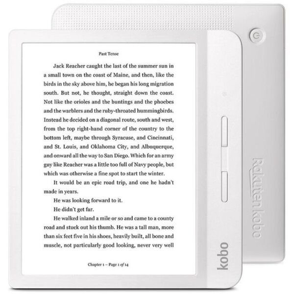 

Kobo Libra H2O 7” E-Ink Carta 1448 х 1072 ComfortLight PRO White