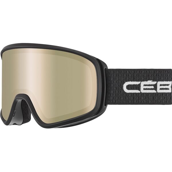 Маска горнолыжная Cebe Striker Evo-Black Gold