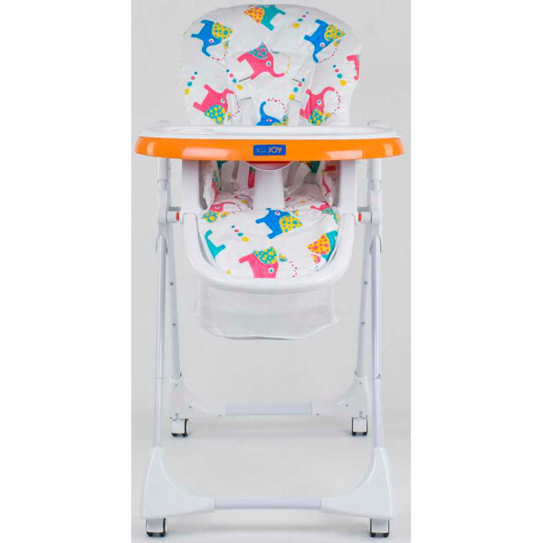 

Детский стульчик для кормления JOY К-55448 "Слоники". White-Orange (79784)