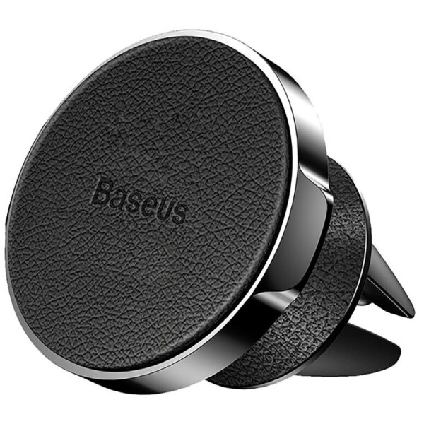 

Baseus Small Ears Series Air Outlet Magnetic Bracket Air Leather type Black (SUER-E01)