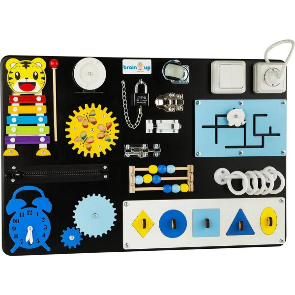 

Бизиборд BrainUp Smart Busy Board доска из 18 деталей S 40*60 см (SUN6003_2)