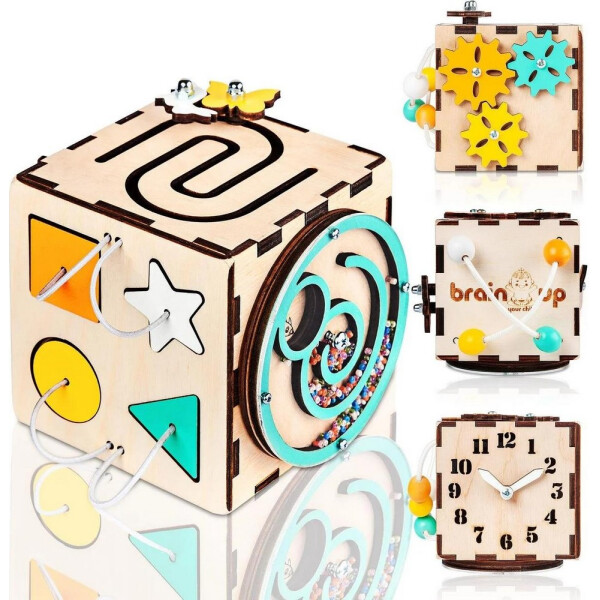 

Бизикуб BrainUp Smart Busy Cube кубик из 6 деталей 10*10 см (SUN6007_2)