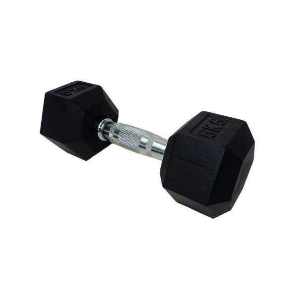 

Гантель Шестигранная обрезиненная HouseFit (DD 6442-6) 6кг