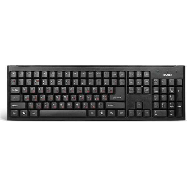 

Клавиатура Sven 303 Standard Power Black+PS/2