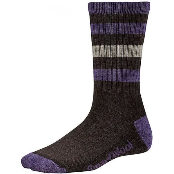 

Термобелье SMARTWOOL WMN Striped Hike Light Crew chestnut р.M (SW SW143.207-M)