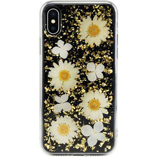 

Чехол SwitchEasy Flash Daisy чёрный с ромашками для iPhone X/XS