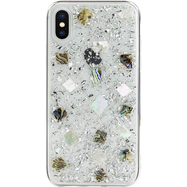 

Чехол SwitchEasy Flash Conch прозрачный с ракушками для iPhone XS Max