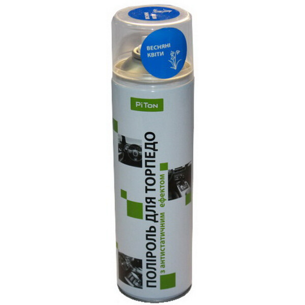 

Полироль для "торпедо" весенние цветы PITON , в аэр. упаковке, 500 мл