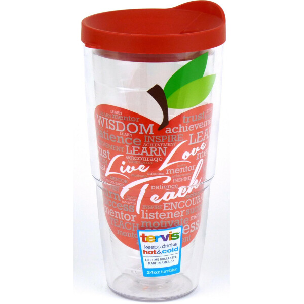 

Термостакан Tervis 700 мл Live Love Teach